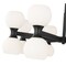 Z-Lite Artemis Chandelier, 16-Light, 32 In.W x 12.75 In.H, Matte Black/Matte Opal 494-16MB - alternate 7